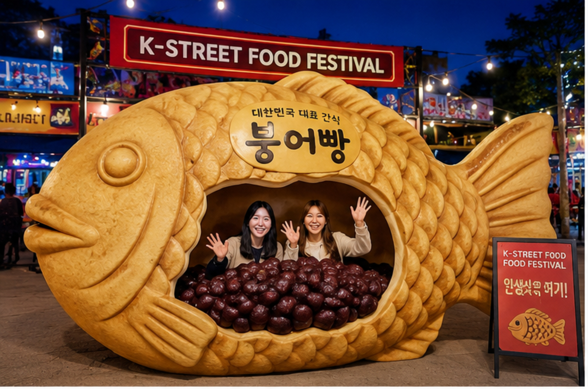 Giant Bungeoppang photo zone